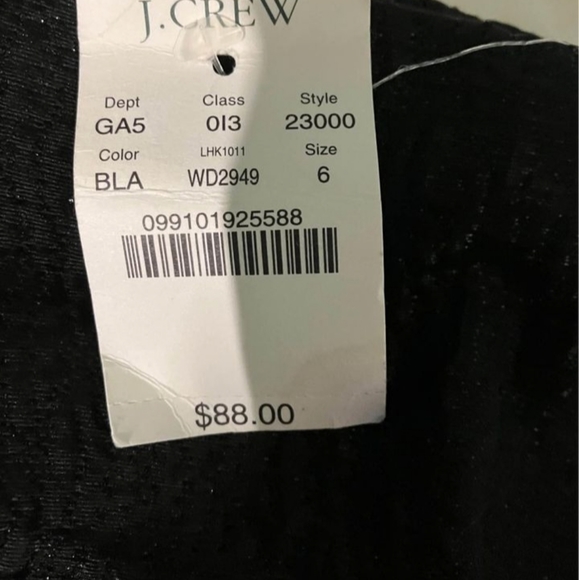 COPY - Jcrew Black Metallic Mini Skirt - Picture 2 of 2